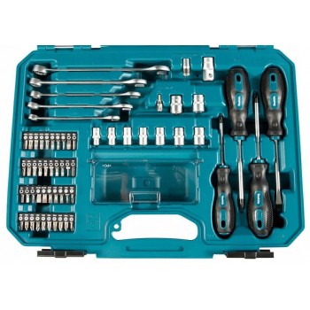 87 Makita E-08458 rankinių įrankių rinkinys