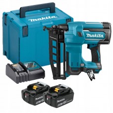 Akumuliatorinė viniakalė 18V 64 mm LXT Li-Ion + 2x 5.0Ah baterijos + įkroviklis + lagaminas MAKPAC Makita DBN600RTJ