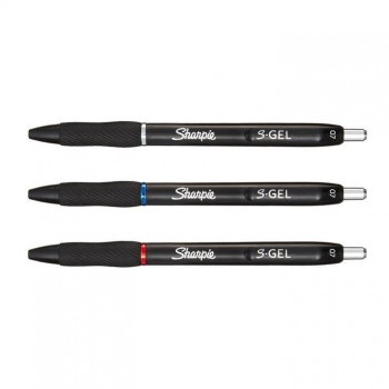 Tušinukų rinkinys Sharpie S-GEL 3-PACK juodas, mėlynas, raudonas - 2136596