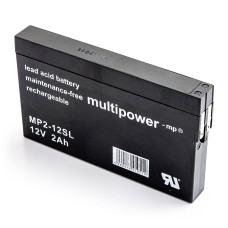 Akumulator Multipower MP2-12SL 12V 2Ah AGM bezobsłogowy