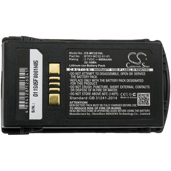 Bateria zamienna skanera Motorola Zebra MC3200 MC32N0 BTRY-MC32-01-01 3,7V 6800mAh Li-Ion