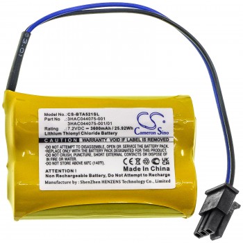 ABB 3HAC044075-001 7.2V 3600mAh  ličio baterija, skirta ABB TA521 SB808F robotų procesoriui ABBTA521 ABB3HAC16831-1