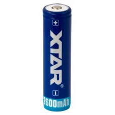 Akumuliatorius Xtar 18650 3,7 V 2600 mAh Li-Ion su apsauga