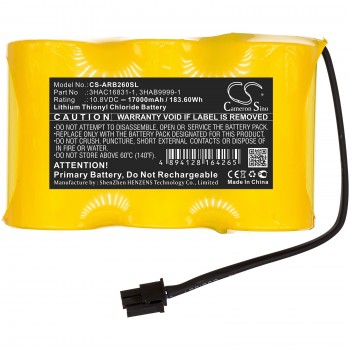 Baterija  ABB 1SAP180300R0001 3HAC16831-1 3HAB9999-1 3HAC13150-1 10,8V 17000mAh Li-SOCl2  ABB robotai IRB