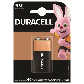 Bateria alkaliczna Duracell MN1604 9V R9, 6LR61, 6F22, 6AM6, MN1604, 522