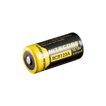 Akumulator Nitecore NL166 16340 RCR123 3,7V 650mAh Li-Ion z zabezpieczeniem