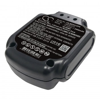 Baterija Black & Decker LBXR1512 12V 2500mAh Li-Ion el. įrankiui BDCDD12 BDCD112 BDCDD12KB BDCDD12K BDCD12 BLA12L-0608-1