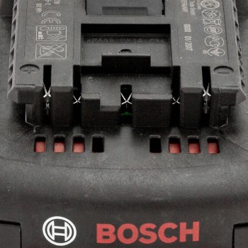 Originali baterija Bosch 1600A002U5, 2607337069 18V 5.0Ah Li-Ion el. įrankiui GBA/GDR/GDS/GDX/GKS/GSA/GSB/GSR/GST/GWS 18 V-Li