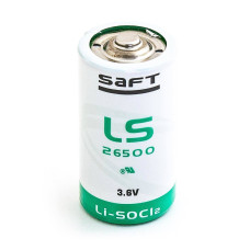 Bateria litowa SAFT LS26500 / STD  Li-SOCl2 3,6V 7700mAh - ER26500, TL-4920, SL-2770, SL-770, XL-140F
