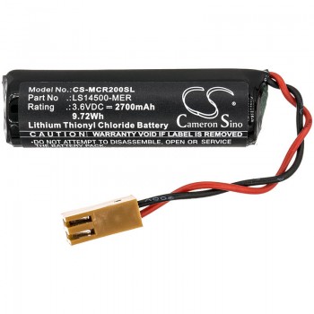 Ličio baterija, skirta Mitsubishi CR1 CR2 CR3 M500 M600 3.6V 2700mAh LS14500-MER ER6V-C4 K07RBK215701 BKO-NC2157H01