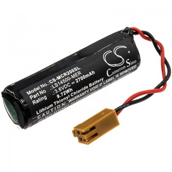 Ličio baterija, skirta Mitsubishi CR1 CR2 CR3 M500 M600 3.6V 2700mAh LS14500-MER ER6V-C4 K07RBK215701 BKO-NC2157H01